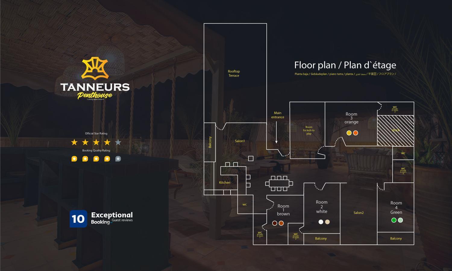 Les Tanneurs Penthouse Marrakech Apartment Marrakesh Exterior photo